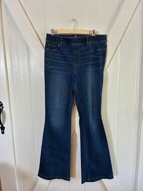 SPANX Dark Blue Flare Jeans